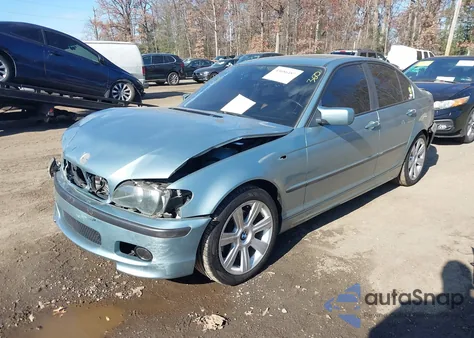 2002 BMW 325I from USA, damaged, VIN WBAEV33452KL56603